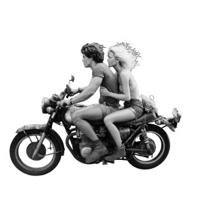 Duo Motorcycle Ride Vinyl Car Decal Sticker – Waterproof & UV-Resistant 8"