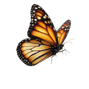 Butterfly On Flower Vinyl Car Decal Sticker – Waterproof & UV-Resistant 8" Butterfly On Flower Vinyl Car Decal Sticker – Waterproof & UV-Resistant 8"