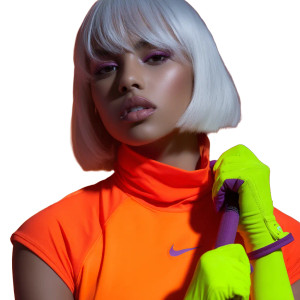 Futuristic Sportswear Model Vinyl Car Decal Sticker – Waterproof & UV-Resistant 8"