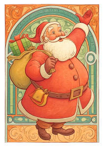 Holiday Symbols Art Vinyl Car Decal Sticker – Waterproof & UV-Resistant 8"