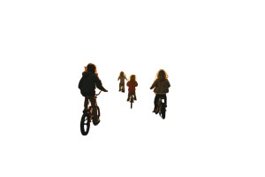 Kids Riding Bikes Vinyl Car Decal Sticker – Waterproof & UV-Resistant 8" Kids Riding Bikes Vinyl Car Decal Sticker – Waterproof & UV-Resistant 8"