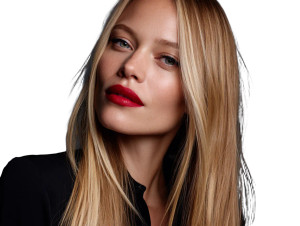 Elegant Blonde Model V2 Vinyl Car Decal Sticker – Waterproof & UV-Resistant 8"