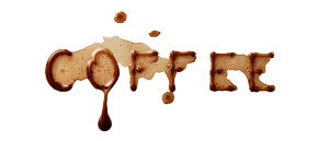 Coffee Stains Art Vinyl Car Decal Sticker – Waterproof & UV-Resistant 8"