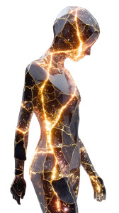 Golden Veined Sculpture V3 Vinyl Car Decal Sticker – Waterproof & UV-Resistant 8"