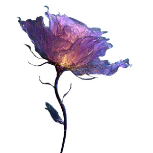 Gossamer Rose Vinyl Car Decal Sticker – Waterproof & UV-Resistant 8"