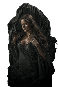 Hypnotic Witch Curse Vinyl Car Decal Sticker – Waterproof & UV-Resistant 8"