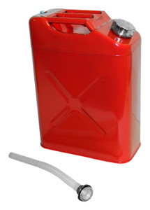 RT Off-Road Red Liquid Storage Container | 5.4 Gallon Capacity | Steel Construction | Pour Spout & Vent | Customizable Finish RT Off-Road Red Liquid Storage Container | 5.4 Gallon Capacity | Steel Construction | Pour Spout & Vent | Customizable Finish