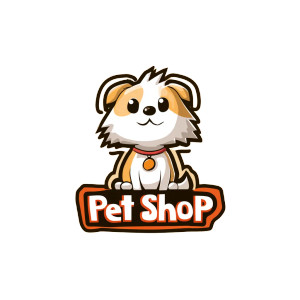 Cute Pet Shop Vinyl Car Decal Sticker – Waterproof & UV-Resistant 8"