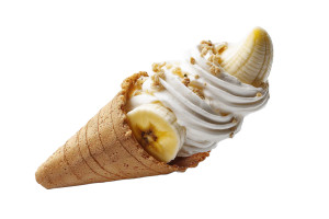 Banana Ice Cream Vinyl Car Decal Sticker – Waterproof & UV-Resistant 8"