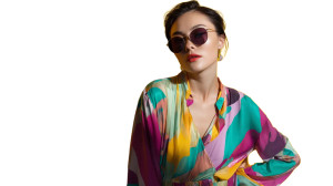 Colorful Fashion Portrait V2 Vinyl Car Decal Sticker – Waterproof & UV-Resistant 8"