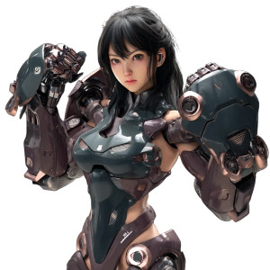 Mecha Girl V2 Vinyl Car Decal Sticker – Waterproof & UV-Resistant 8" Mecha Girl V2 Vinyl Car Decal Sticker – Waterproof & UV-Resistant 8"