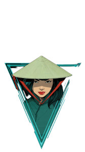 Vietnamese Futuristic Logo Vinyl Car Decal Sticker – Waterproof & UV-Resistant 8"