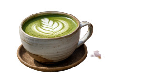 Matcha Green Tea Vinyl Car Decal Sticker – Waterproof & UV-Resistant 8"