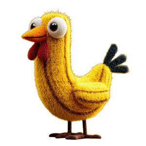 Banana Chicken V2 Vinyl Car Decal Sticker – Waterproof & UV-Resistant 8"