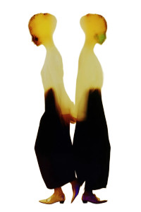 Merged Fashion Silhouettes Vinyl Car Decal Sticker – Waterproof & UV-Resistant 8"