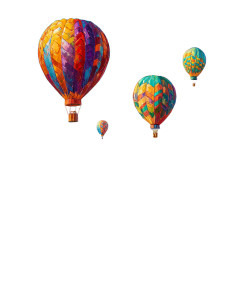 Colorful Hot Air Balloons Vinyl Car Decal Sticker – Waterproof & UV-Resistant 8" Colorful Hot Air Balloons Vinyl Car Decal Sticker – Waterproof & UV-Resistant 8"