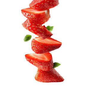 Sliced Strawberry Falling Vinyl Car Decal Sticker – Waterproof & UV-Resistant 8" Sliced Strawberry Falling Vinyl Car Decal Sticker – Waterproof & UV-Resistant 8"