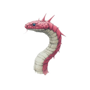 Earthworm Draft Vinyl Car Decal Sticker – Waterproof & UV-Resistant 8"