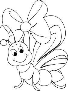Butterfly With Bow Vinyl Car Decal Sticker – Waterproof & UV-Resistant 8"