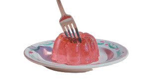 Pink Jelly Dessert Vinyl Car Decal Sticker – Waterproof & UV-Resistant 8"