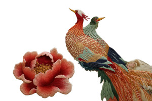 Phoenix And Peonies Vinyl Car Decal Sticker – Waterproof & UV-Resistant 8"