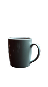 White Mug Vinyl Car Decal Sticker – Waterproof & UV-Resistant 8"