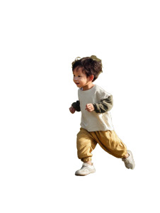 Happy Running Boy V4 Vinyl Car Decal Sticker – Waterproof & UV-Resistant 8"