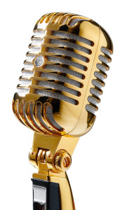 Vintage Golden Microphone Vinyl Car Decal Sticker – Waterproof & UV-Resistant 8" Vintage Golden Microphone Vinyl Car Decal Sticker – Waterproof & UV-Resistant 8"