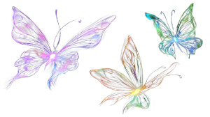 Bioluminescent Abstract Butterflies Vinyl Car Decal Sticker – Waterproof & UV-Resistant 8" Bioluminescent Abstract Butterflies Vinyl Car Decal Sticker – Waterproof & UV-Resistant 8"
