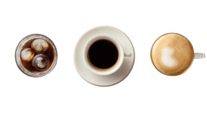 Coffee Cups Display Vinyl Car Decal Sticker – Waterproof & UV-Resistant 8"