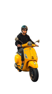 Stylish Vespa Rider Vinyl Car Decal Sticker – Waterproof & UV-Resistant 8" Stylish Vespa Rider Vinyl Car Decal Sticker – Waterproof & UV-Resistant 8"