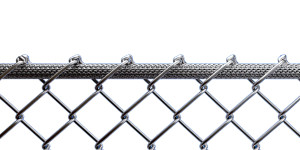 Shiny Chain-Link Fence Vinyl Car Decal Sticker – Waterproof & UV-Resistant 8"