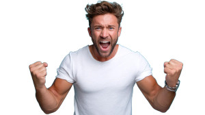 Celebrating Success Vinyl Car Decal Sticker – Waterproof & UV-Resistant 8"