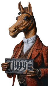 Victorian Anthropomorphic Horse Vinyl Car Decal Sticker – Waterproof & UV-Resistant 8" Victorian Anthropomorphic Horse Vinyl Car Decal Sticker – Waterproof & UV-Resistant 8"
