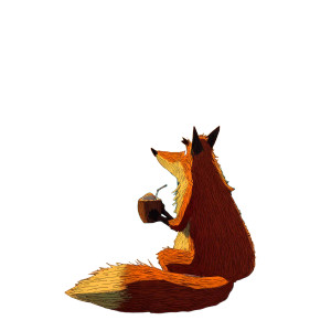 Beach Fox Sunset V2 Vinyl Car Decal Sticker – Waterproof & UV-Resistant 8"