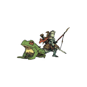 Frog-Knight Hunting Vinyl Car Decal Sticker – Waterproof & UV-Resistant 8"