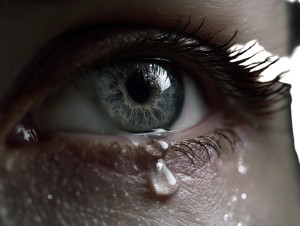 Nostalgic Eye Reflection V2 Vinyl Car Decal Sticker – Waterproof & UV-Resistant 8"