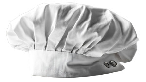 White Chef Hat Vinyl Car Decal Sticker – Waterproof & UV-Resistant 8"