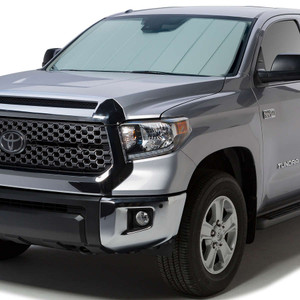 Protect Your Tundra from Harsh UV Rays | Covercraft Custom Windshield Shade | Fits 2022-2023 | Reflects UV Rays | Silver Fabric | Easy Installation