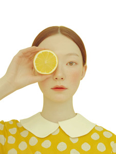 Lemon Girl Korea V2 Vinyl Car Decal Sticker – Waterproof & UV-Resistant 8"