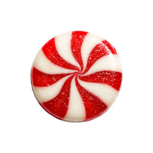 Peppermint Candy Vinyl Car Decal Sticker – Waterproof & UV-Resistant 8"