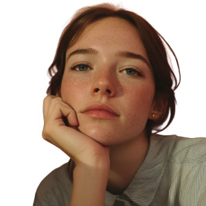 Sensitive Skin Girl Vinyl Car Decal Sticker – Waterproof & UV-Resistant 8"