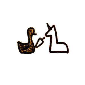 Duck And Unicorn Vinyl Car Decal Sticker – Waterproof & UV-Resistant 8"