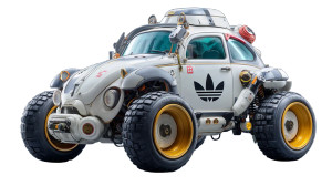 Adidas Off-Road Vehicle Vinyl Car Decal Sticker – Waterproof & UV-Resistant 8"