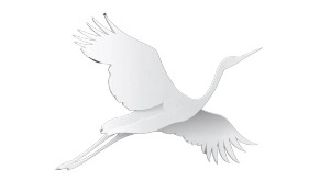 Elegant Crane Silhouette Vinyl Car Decal Sticker – Waterproof & UV-Resistant 8" Elegant Crane Silhouette Vinyl Car Decal Sticker – Waterproof & UV-Resistant 8"