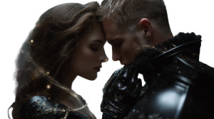 Cosmic Love Warriors Vinyl Car Decal Sticker – Waterproof & UV-Resistant 8"