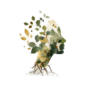 Leafy Brain Logo Vinyl Car Decal Sticker – Waterproof & UV-Resistant 8"