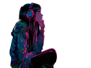 Lofi Girl Vinyl Car Decal Sticker – Waterproof & UV-Resistant 8" Lofi Girl Vinyl Car Decal Sticker – Waterproof & UV-Resistant 8"