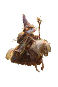 Wizard Dormouse Rider Vinyl Car Decal Sticker – Waterproof & UV-Resistant 8"