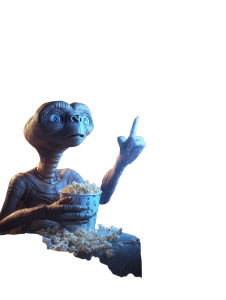 E.T. Watches E.T. Vinyl Car Decal Sticker – Waterproof & UV-Resistant 8"